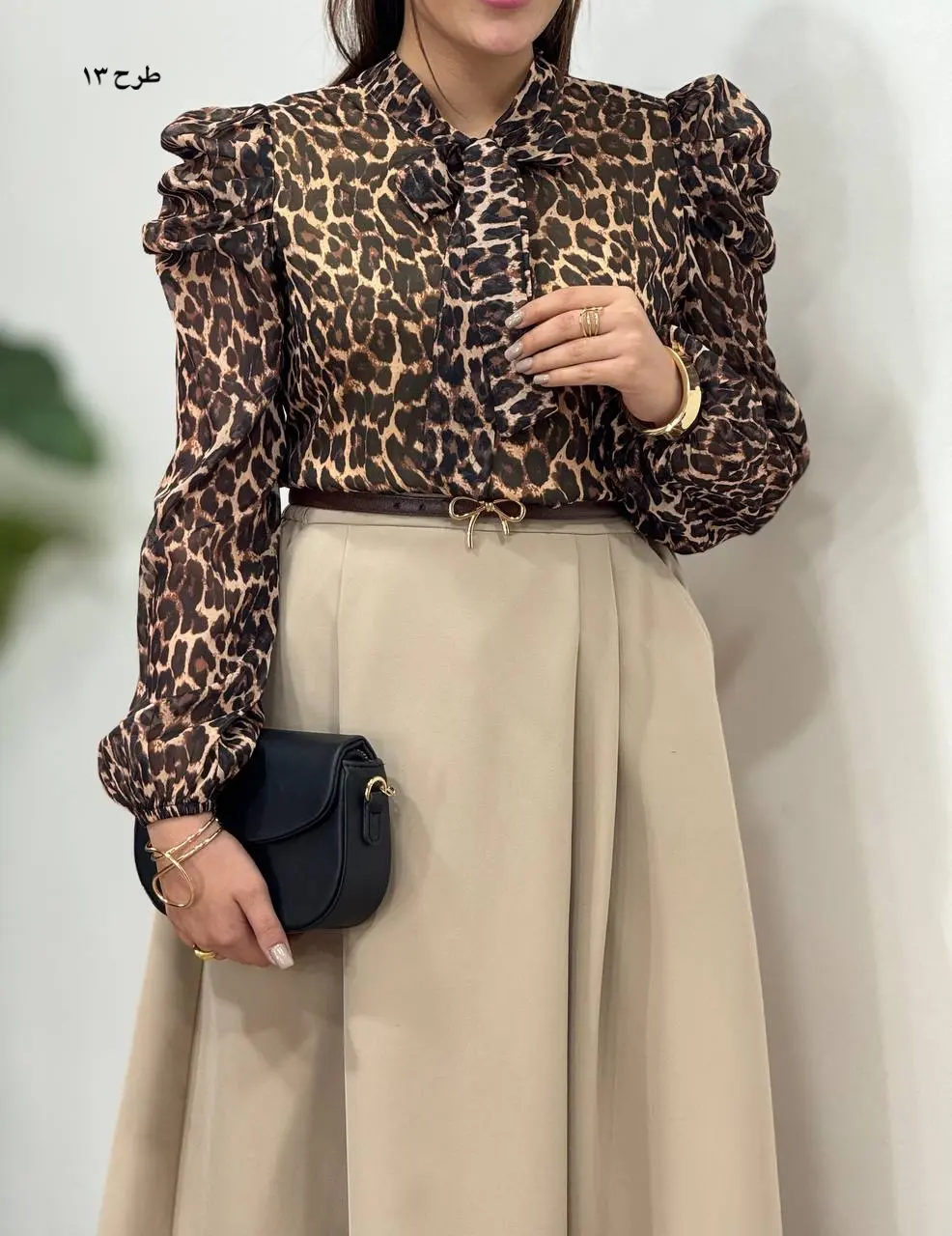 شومیز حریر مجلسی مهلا 4934